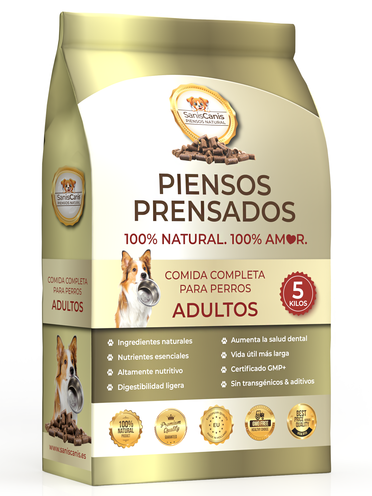 SanisCanis - natural dog food - adults (5kg)