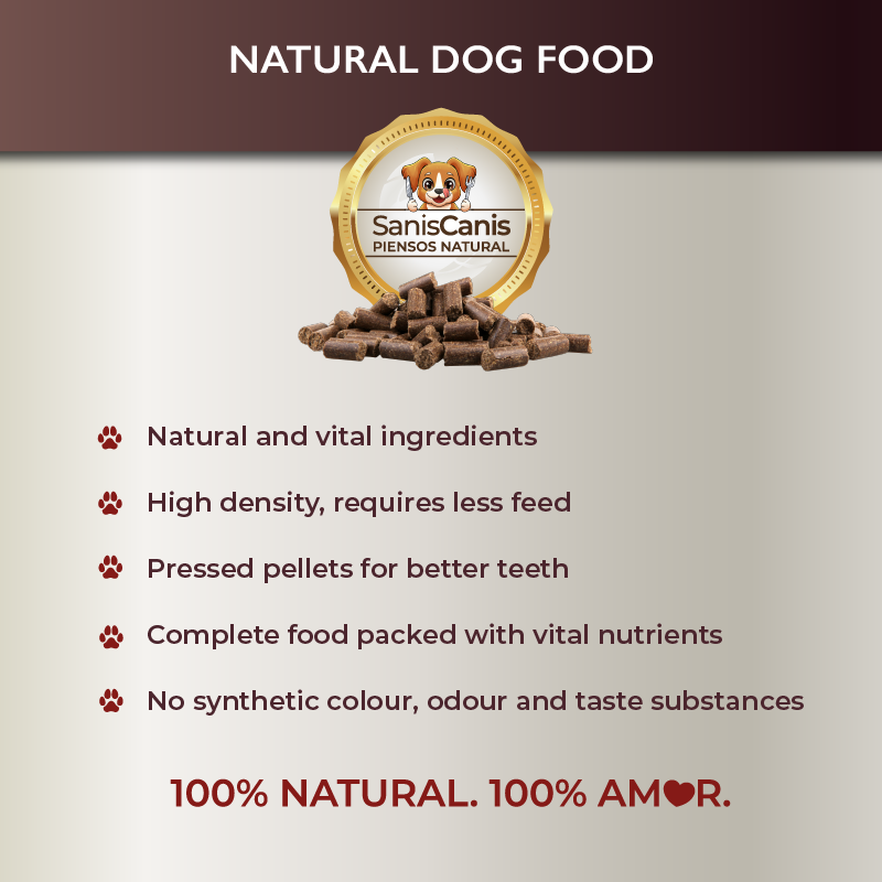 SanisCanis - natural dog food - senior (5kg)
